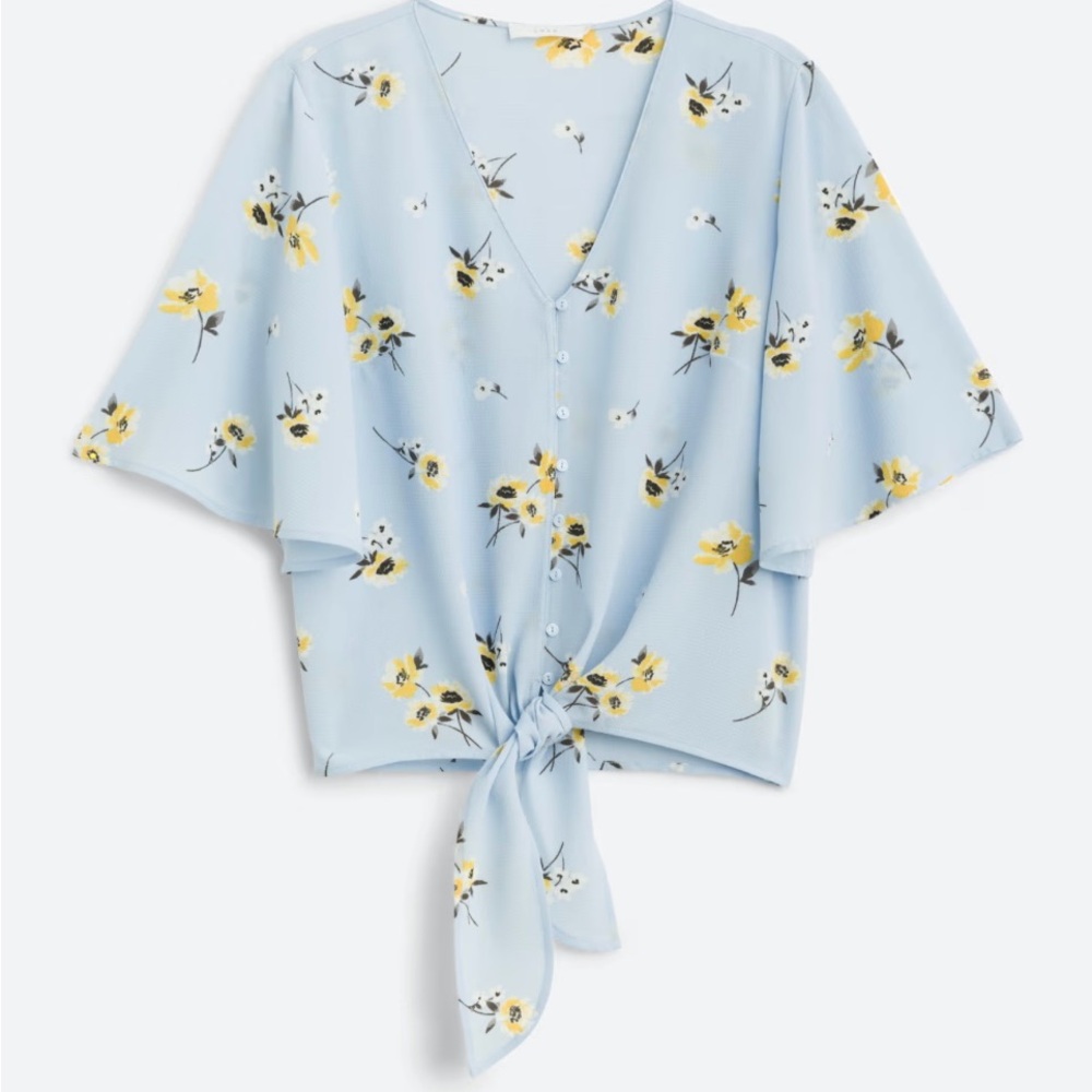 Krisantha Tie Front Blouse GUC